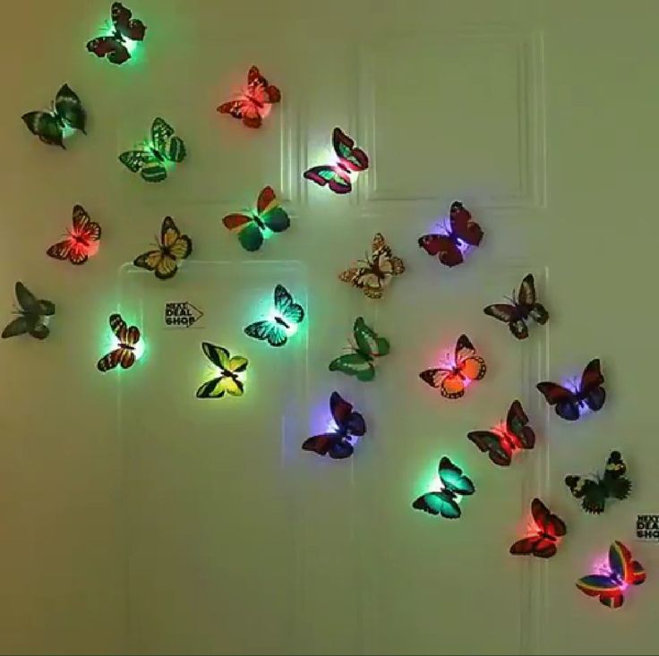 6 Pcs LED best  3D Butterfly Wall Lights