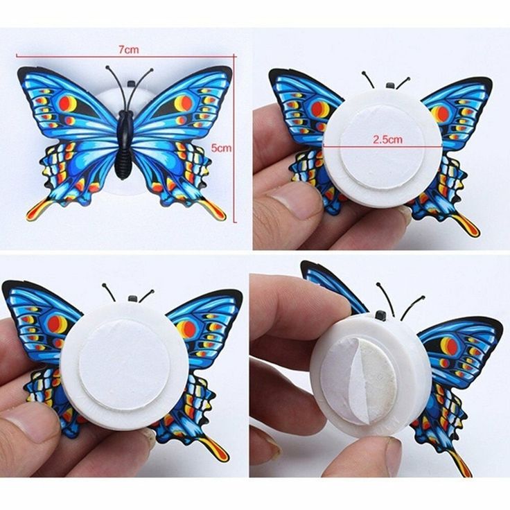 6 Pcs LED best  3D Butterfly Wall Lights
